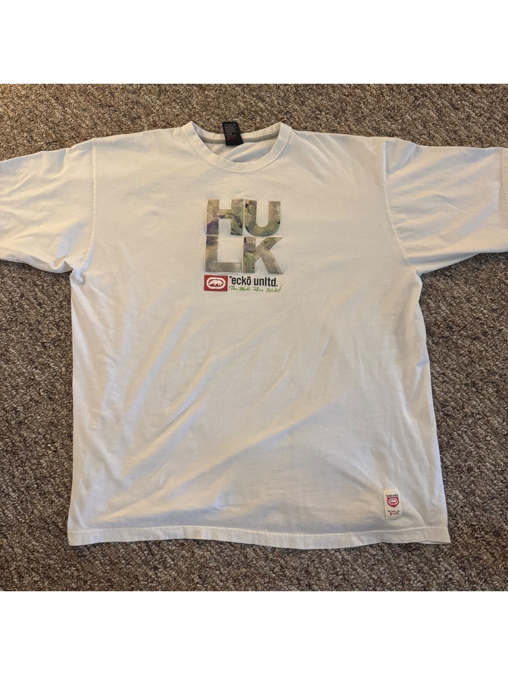 Ecko Unltd. Hulk Short Sleeve Graphic T-Shirt Lenticular Graphic Size 2XL XXL